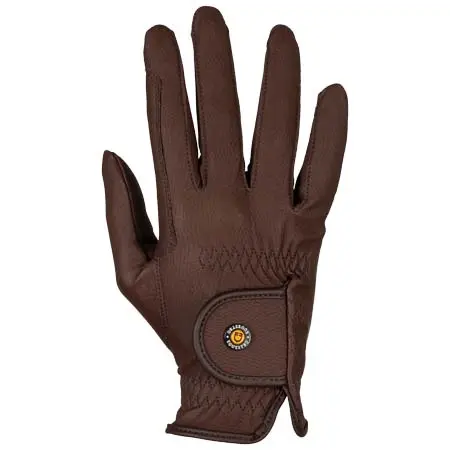 エクエストロ(Equestro) 乗馬 グローブ Unisex gloves in synthetic leather with tear-away closure