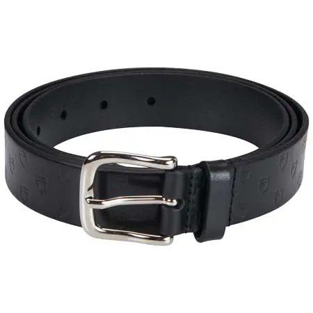 エクエストロ(Equestro) 乗馬 ベルト Leather belt with logo