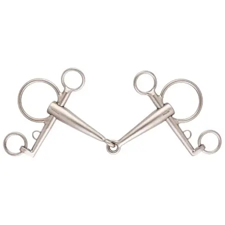 エクイライン(EQUILINE) 乗馬 ハミ Single Short Cheek Pelham Bit