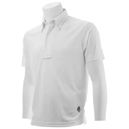 エクイナヴィア(Equinavia) 乗馬 競技用シャツ Haakon Mens Short Sleeved Show Shirt – White