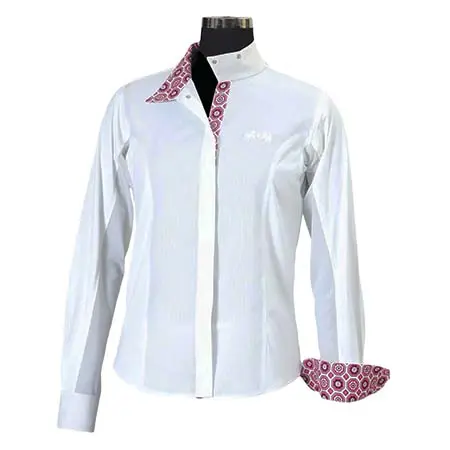 エクイクチュール(Equine Couture) 乗馬 競技用シャツ Children’s Kelsey Long Sleeve Show Shirt