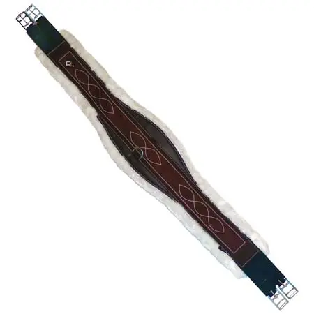 エクインヘルスケアインターナショナル(Equine Healthcare International) 乗馬 腹帯 Pro Series Fleece Stabilizer Girth – Brown