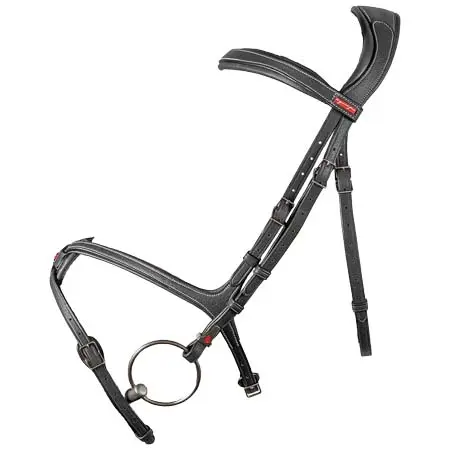 エキップ(Equipe) 乗馬 頭絡 BR72 Anatomical Mexican Grackle Bridle – Black