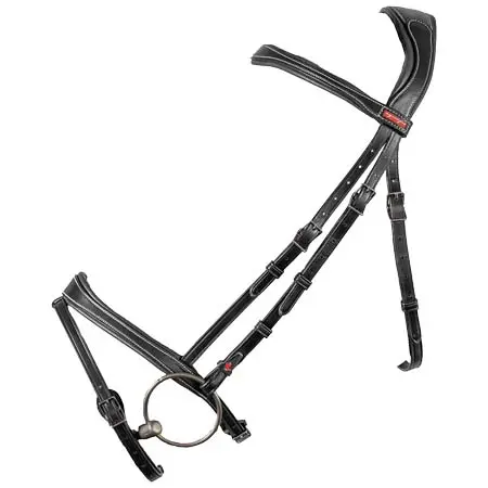 エキップ(Equipe) 乗馬 頭絡 BR71 Anatomical Flash Bridle – Black
