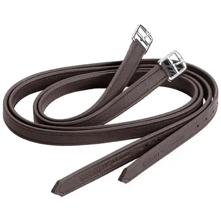 エキップ(Equipe) 乗馬 鐙・鐙革 Emporio Non-Stretch Stirrup Leathers – Brown