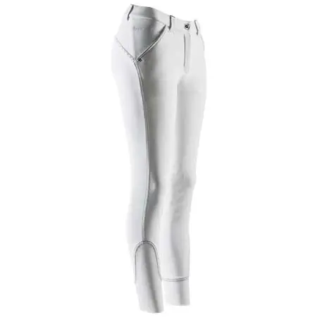 エクイテーム(Equitheme) 乗馬 乗馬ズボン Thermic Ladies Competition Breeches – White