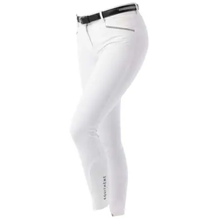 エクイテーム(Equitheme) 乗馬 乗馬ズボン Gizel Knee Grip Ladies Competition Breeches – White
