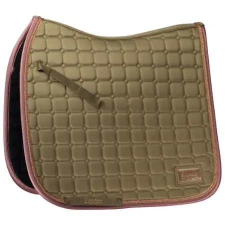 エクイートエクエストリアン(Equito Equestrian) 乗馬 ゼッケン・パッド Saddle pad – Olive Blush