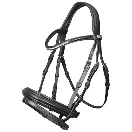 エクイティウム(Equityum) 乗馬 頭絡 Shaped Leeds Bridle