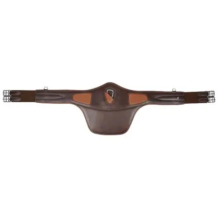 エリックトーマス(Eric Thomas) 乗馬 腹帯 Belly Protector Hybrid with Belly Flap Havana