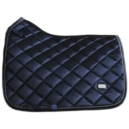 ファガー(Fager) 乗馬 ゼッケン・パッド Dressage Saddle Pad Navy