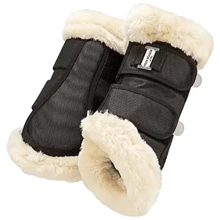 フェリックスビューラー(Felix Buhler) 乗馬 馬用プロテクター Teddy Fleece Dressage Boots Essential, Front Legs
