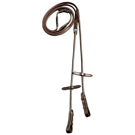 フィネス(Finesse) 乗馬 手綱 Rolled Rubber Reins