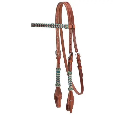 フォートワース(Fort Worth) 乗馬 頭絡 APONI TURQUOISE BRIDLE