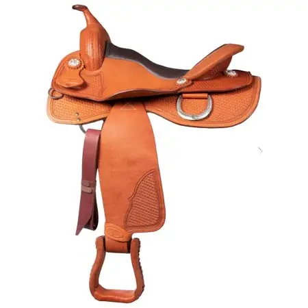 フォートワース(Fort Worth) 乗馬 鞍 Western Pleasure Basket Weave Saddle