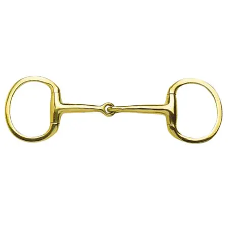 ゴールドメダル(Gold Medal) 乗馬 ハミ エッグバット スナッフルビット（薄型ソリッドマウス）