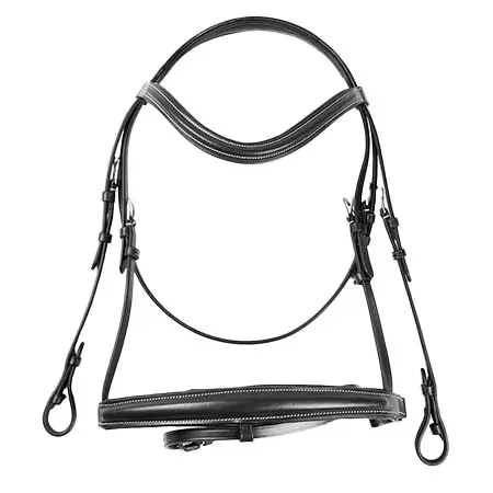 ジーエスエクエストリアン(GS Equestrian) 乗馬 頭絡 Comfort Dressage Bridle Black