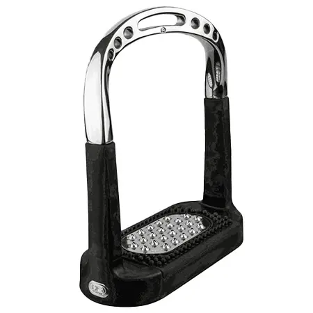 ハームスプレンガー(Herm. Sprenger) 乗馬 鐙・鐙革 Flexcite Grip Stirrups