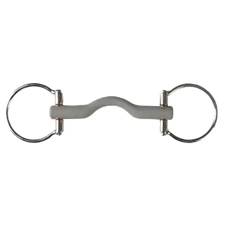 ホルカ(Horka) 乗馬 ハミ エッグバット マレン マウス タン クリアランス ラバー 20mm