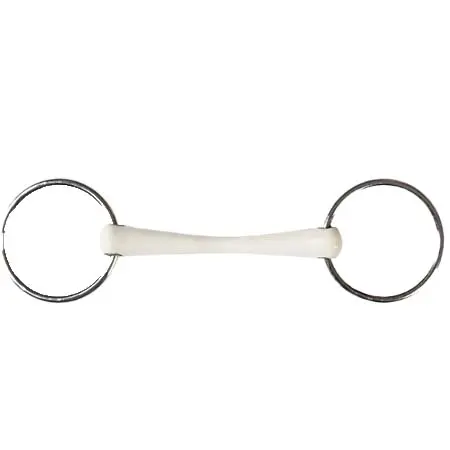 ホルカ(Horka) 乗馬 ハミ ルーズリングフレックススナッフル、20mm