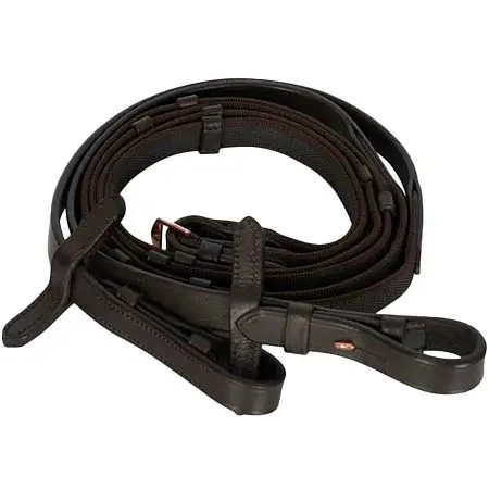 インペリアルライディング(Imperial Riding) 乗馬 手綱 IRH滑り止めグリップ レザー手綱