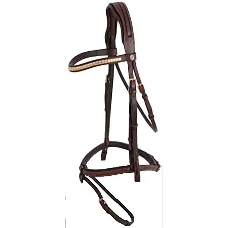 ジャクソン(Jacson) 乗馬 頭絡 Aachen bridle California ブラウン