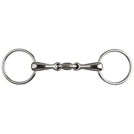 ジェフリーズ(JEFFRIES) 乗馬 ハミ Loose Ring Revolver Centre Snaffle Bit