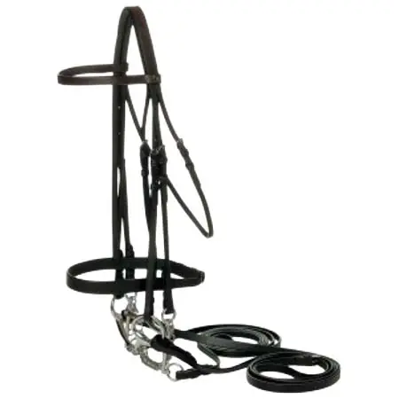 ジェレミーアンドロード(Jeremy&Lord) 乗馬 頭絡 Weymouth Bridle- Black – COB