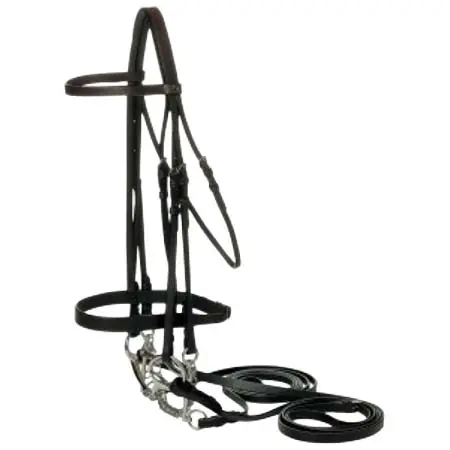 ジェレミーアンドロード(Jeremy&Lord) 乗馬 頭絡 Weymouth Bridle- Black – FULL