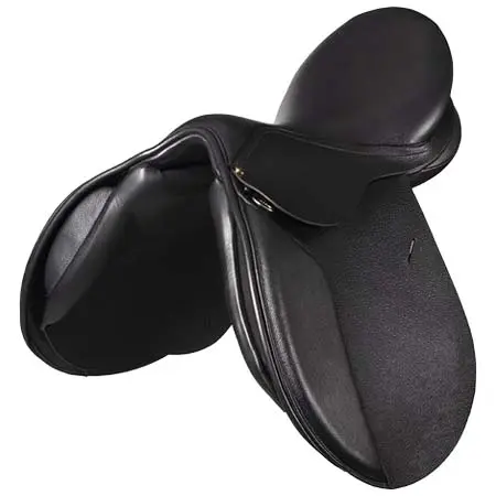 ジェレミーアンドロード(Jeremy&Lord) 乗馬 鞍 Leather GP Saddle w/Adjustable Gullet – Black