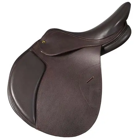 ジェレミーアンドロード(Jeremy&Lord) 乗馬 鞍 Leather Jumping Saddle – Adjustable Gullet – Chocolate