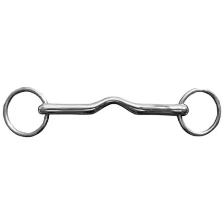 JHL(ジェーエイチエル) 乗馬 ハミ Pro Steel Cambridge Mouth Loose Ring Bit