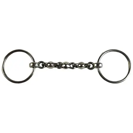 JHL(ジェーエイチエル) 乗馬 ハミ Pro-Steel Loose Ring Waterford Bit