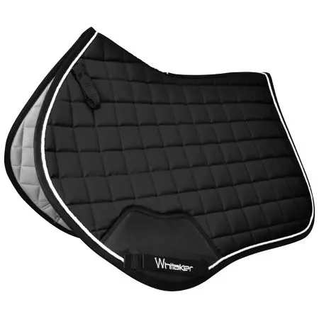 ジョンウィテカーインターナショナル(John Whitaker International) 乗馬 ゼッケン・パッド Club Close Contact Saddle Pad in Black