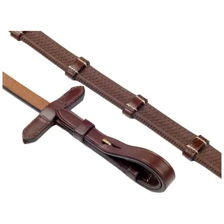 ジョンウィテカーインターナショナル(John Whitaker International) 乗馬 手綱 1/2″ 9-Loop Rubber Reins