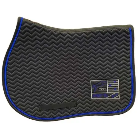 ジャンピン(Jump’in) 乗馬 ゼッケン・パッド Show One Jumpad – Black and Royal Blue