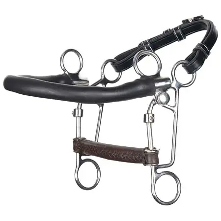 ジャンピン(Jump’in) 乗馬 ハミ 11B – Round leather Combination bit