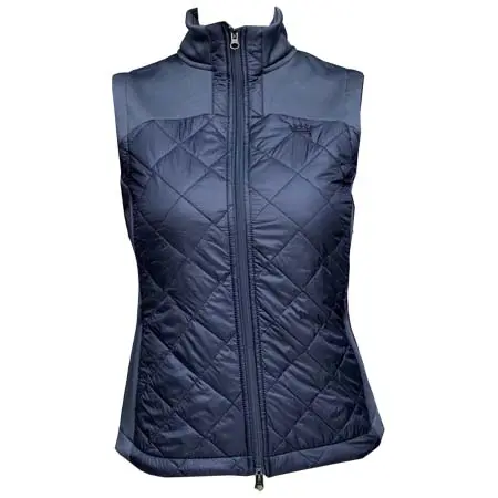 カステルデンマーク(KASTEL DENMARK) 乗馬 ベスト Full Zip Navy Quilted Vest