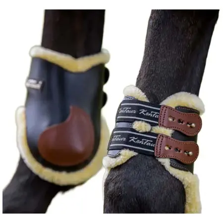 ケンタオアー(KenTaur) 乗馬 馬用プロテクター ‘Roma’ Hind Boot with Sheepskin