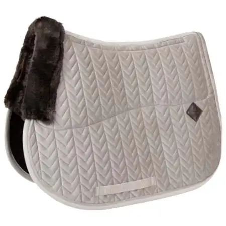 ケンタッキーホースウェア(Kentucky Horsewear) 乗馬 ゼッケン・パッド Skin Friendly Saddle Pad Velvet Jumping