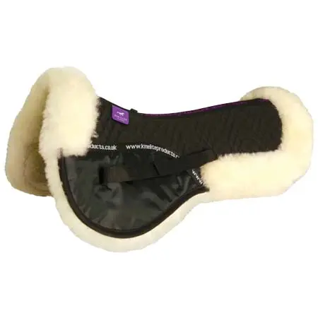 ケーエムエリート(KM Elite) 乗馬 ゼッケン・パッド KM Elite High Wither Half Pad – Black/Natural