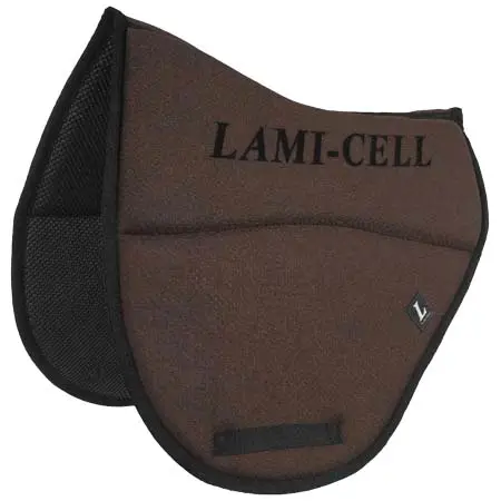 ラミセル(Lami-cell) 乗馬 ゼッケン・パッド Endurance Mesh saddle pad Brown