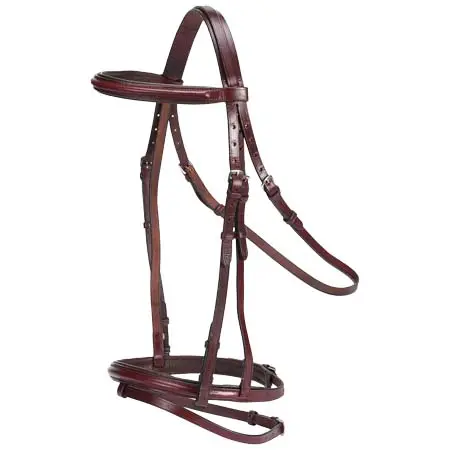 ランズバラ(Landsborough) 乗馬 頭絡 Snaffle Bridle – Brown