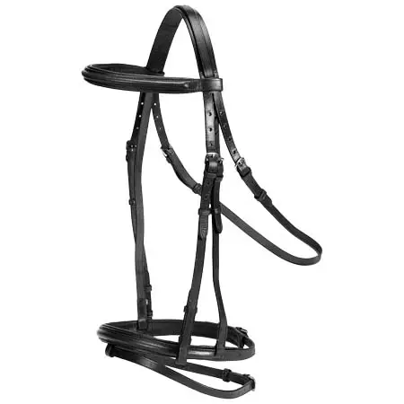 ランズバラ(Landsborough) 乗馬 頭絡 Snaffle Bridle – Black