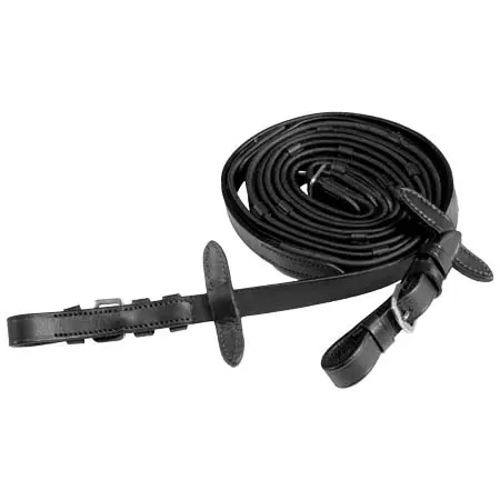 ランズバラ(Landsborough) 乗馬 手綱 Leather Grip Reins With Stoppers