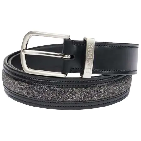 レミュー(LeMieux) 乗馬 ベルト Crystal Insert Belt Black