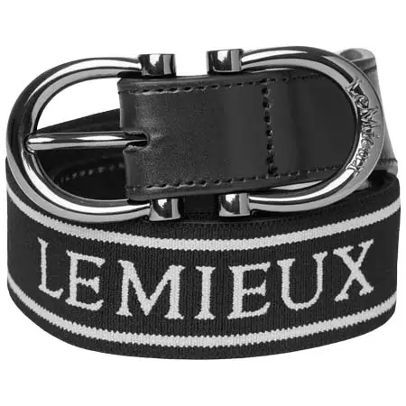 レミュー(LeMieux) 乗馬 ベルト Elasticated Belt Black