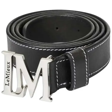 レミュー(LeMieux) 乗馬 ベルト Monogram Belt Black