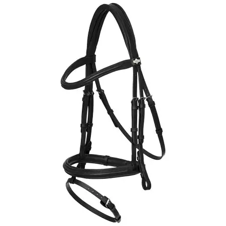 レミュー(LeMieux) 乗馬 頭絡 Arika Flash Bridle Black/Silver
