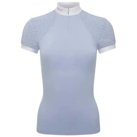 レミュー(LeMieux) 乗馬 競技用シャツ Olivia Short Sleeve Show Shirt Mist